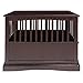 Casual Home Wooden Large Pet Crate, End Table, Espresso, 24 x 36.5 x 29.5 in