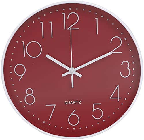 掛け時計 赤 シンプル」の人気商品一覧 | 安い商品を通販サイトから