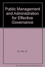 Public Administration and Management for Effective Governance