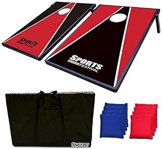 Festival Depot Cornhole Set Bean Bag Boards Toss Game Sets MDF Board Surface
