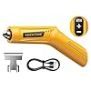 SEEKONE Pistola de Calor Mini Inalámbrica con 4 Temperaturas (hasta 450 °C) y Función de Memoria, Pistola de Aire Caliente de Litio de 3,6 V, Carga USB con boquilla Reflectora para Manualidades