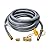 ABYDA 24Feet 1/2-Inch Natural Gas Hose with Quick Connect Fitting-Ideal for BBQ, Grill, Pizza Oven, Patio Heater, and More Low-Pressure Appliances - Natural Gas Conversion Kit, CSA Certified