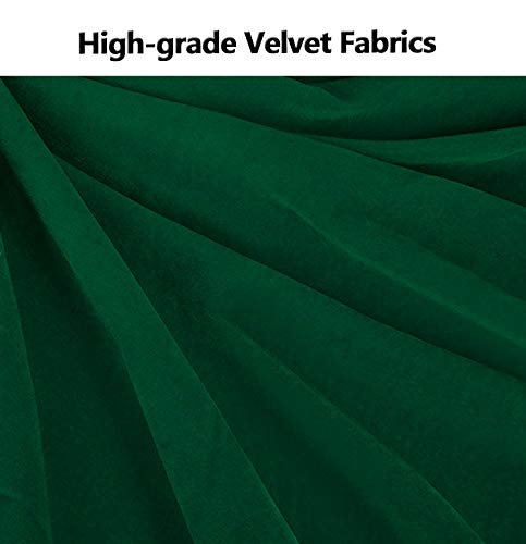 Dlala Hooded Cloak Long Reversible Velvet Robe Cape for Christmas Halloween Cosplay Costumes