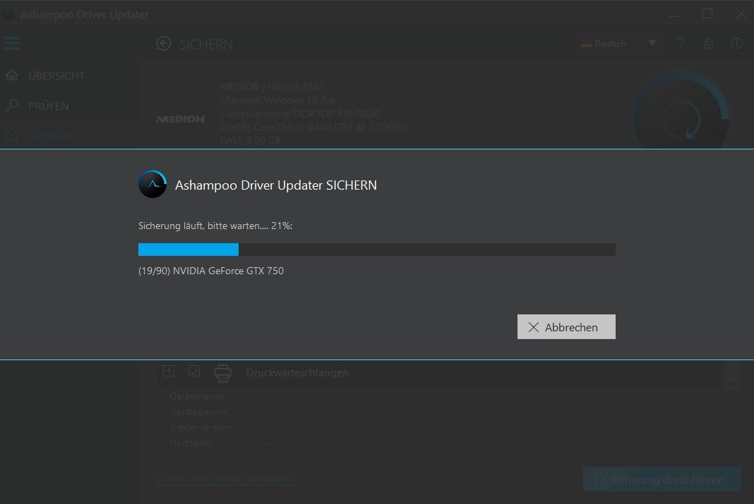 Ashampoo Driver Updater – Treiber automatisch aktualisieren & Systemleistung optimieren | 1 Gerät | 1 Benutzer | PC-Aktivierungscode per Product Key Card