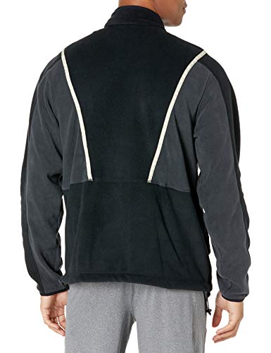 Reebok Men's Classics Full Zip Fleece Track Jacket, Black, Xl #TOP1