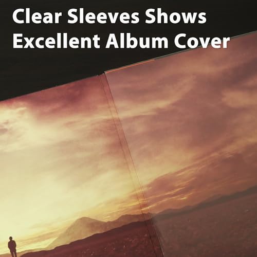 Gatefold Record Sleeves for 12-Inch Vinyl Albums: Clear Plastic Outer Sleeves with 3 Mil Thickness for LPs Protection, 25pcs