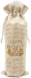 30th Birthday Gifts for Women and Men Wine Bags - Vintage 30 Year