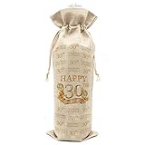 30th Birthday Gifts for Women and Men Wine Bags - Vintage 30 Year Old Presents, Best Anniversary...