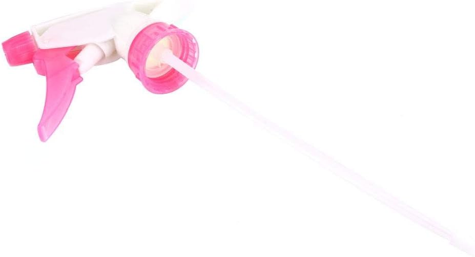 Close-up of the spray nozzle mechanism with internal straw
