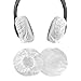 Produktbild Dehnbare Kopfhörer-Abdeckungen, Einweg-Ohrmuscheln für mittelgroße und große Headsets, 20 Stück (10 Paar) S (4-8) cm 10 Paar (S) - weiß