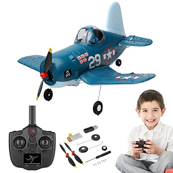 RC Plane - Simulering A500 Rc Helikoptrar | 6G/3D-lägesplan redo att flyga, fjärrstyrt flygplan, lättflyg RC-segelflygplan för nybörjare Ibaste