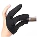TOVINANNA 3pcs Heat Resistant Oven Gloves Three Finger Cover for Hair Styling Tools Safety Gloves Thumb Stabilizer