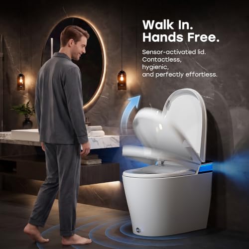 Image of HOROW T38 Smart Toilet with Bidet, Auto Open /Close Lid, Deodorization