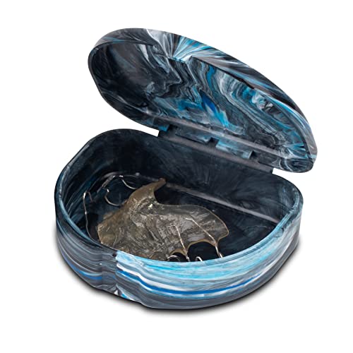 Designer Marbled Retainer Cases, Assorted Colors, 24 Pack #TOP1