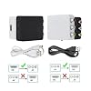 HDMI-Compatible to AV R/CA CVSB L/R Video Scaler Adapter HD 1080P Video Box Converter AV to HD-MI ConverterFor PC HDTV Projector(AV2HD White)