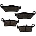 Caltric Brake Pads Fits Yamaha YZ125 YZ250 YZ 125 250 1998-2002 Front Rear Brakes