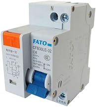 Differential Thermal Circuit Breaker 2P C6 6A 2 DIN Modules Electrical Panel Protection