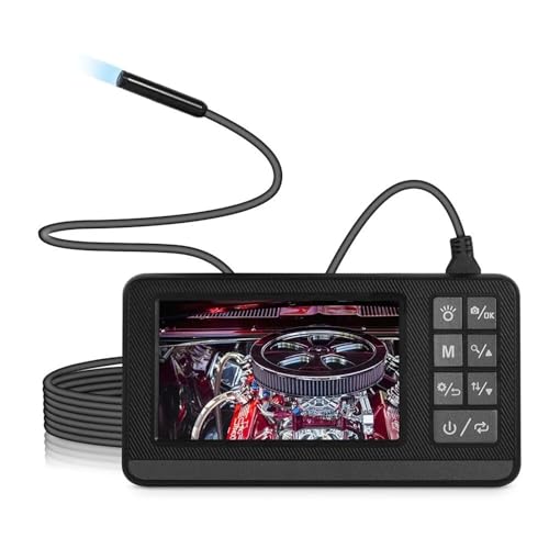 �f���A�������Y�H�Ɨp�����������J���� 4.3�C���` LCD ���C�g�t�� HD 1080P IP67 �h���{�A�X�R�[�v LED ��������(5m,8mm Single lens)