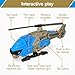 Helicopter Toy Playset for Boys,Helicopter Toys for Boys Age 4-7,Included 1 Airplane and 3 Tanks,Durable Design, Realistic Details,Gift for Kids