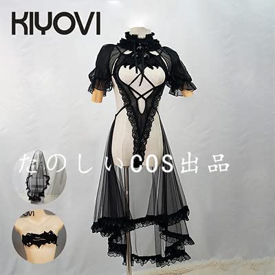 NieR/2B 執行官　コート付き　コスプレ衣装フルセット　同人 Amazon.co.jp: longmucos NieR Automata ニーア オートマタ 2B