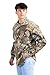 Realtree Men's APX Camo Long Sleeve Button Down Camp Shirt - Midweight, Cotton, Breathable Outdoor Shirt for Hunting and Fishing