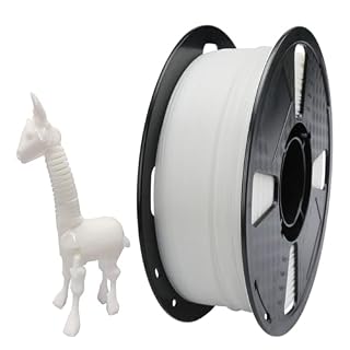 CC3D 硬 72D TPUフィラメント ホワイト 1.75mm 1KG 3Dプリンターフィラメント 高硬度 高靭性 フレキシブルハードTPUフィラメント FDMプリンター ナイロンフィラメントに匹敵するタフな3Dプリント素材 72Dホワイト