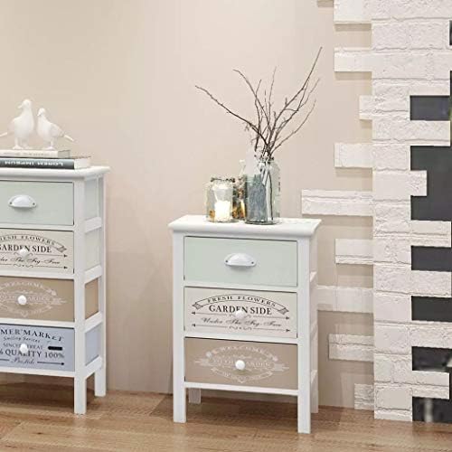 GoodWork4UEu Armadietto in Stile Francese 3 Cassetti in Legno Arredamento Armadietti e