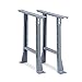 Edsal 5709 Work Bench Flared Heavy Duty Legs, 6000 lbs Capacity, 30-Inch Width x 32-Inch Height, Gray