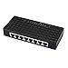 Produktbild LIGHTOP Gigabit Switch 8 Port Full Gigabit Ethernet Switch Kostenloser Setup Netzwerk Switch Design ohne Lüfter fanless