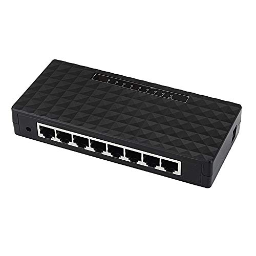 Gigabit Switch 8 Port Full Gigabit Ethernet Switch Kostenloser Setup Netzwerk Switch Design ohne Lüfter fanless