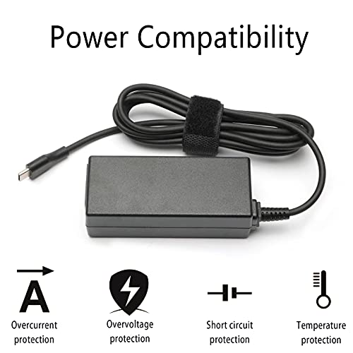 image for Yodzgaco 65W 45W USB C Laptop Power Adapter Charger for Lenovo Chromeb