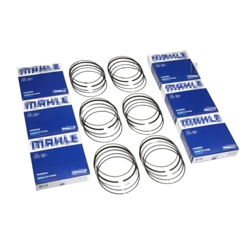 6x Piston Rings Set Compatible For BMW 323i 528i E46 E39 2.5 2.8 M52B25 M52B28 11251437077 11251738736 083 06 N0 08-705100-00 800070210000