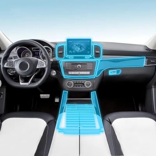 Film protection PPF anti-rayures pour console Mercedes GLE GLS