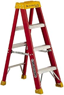 Louisville Ladder 4-Feet Fiberglass Stepladder, 300-Pound Capacity, L-3016-04