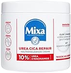 Mixa Urea Skin Renewing Cream with Urea & Niacinamide for Dry and Rough and Uneven Skin, Repairs and Smooths, Moisturiser for the Body, Hands and Face, Cica Repair+, 400 ml