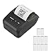 Stampante Termica per ricevute, Formato Mini, Ricezione Bluetooth 4.0, Portatile, 58 mm, Senza fili, per Android e iOS (Black)