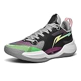 CJSPORX Men's Basketball Shoes Fahion Breathable Sneakers Non Slip Running Sports Shoes Black Size 9