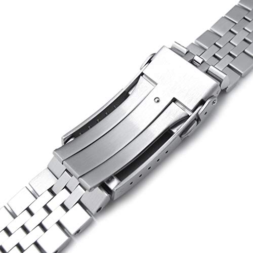 22Mm Super-J Louis Jub Metal Watch Band Compatible With Seiko 5 5Kx Srpd51 Srpd71 Srpe83 #TOP4