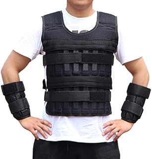 BESPORTBLE 1 Pc Weighted Vest Adjustable Loading Weight Jacket Workout Training Vests