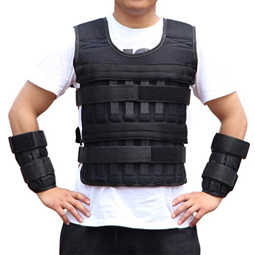 BESPORTBLE 1 Pc Weighted Vest Adjustable Loading Weight Jacket Workout Training Vests
