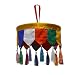 SALFEE 25cm Buddhist Hall Tibetan Style Decorative Home Treasure Building Pendant Decoration