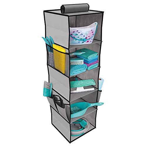 Prateleira organizadora Grande com 5 Divisórias com Bolsos, CST6033, Euro Home