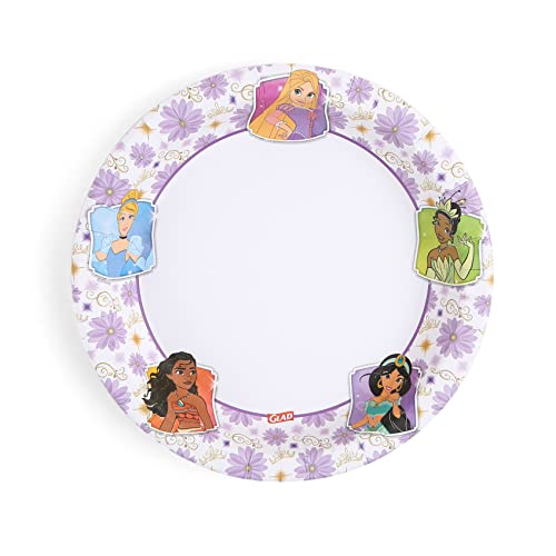 Glad for Kids Disney Princess Disposable Paper Plates, 8.5 in, 40 Ct, 8-Pk by Glad - Image 6
