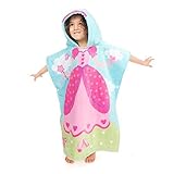 badetuch kinder groß Das Badeponcho hergestellt aus 100% Hochwertige Baumwolle für ultimativen Komfort, Wärme und Weichheit，gute Wasseraufnahme, kein Ausbleichen, keine Fusseln；