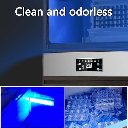 Máquina Comercial para Fabricar Hielo 90kg/24H Acero Inoxidable miniatura 7