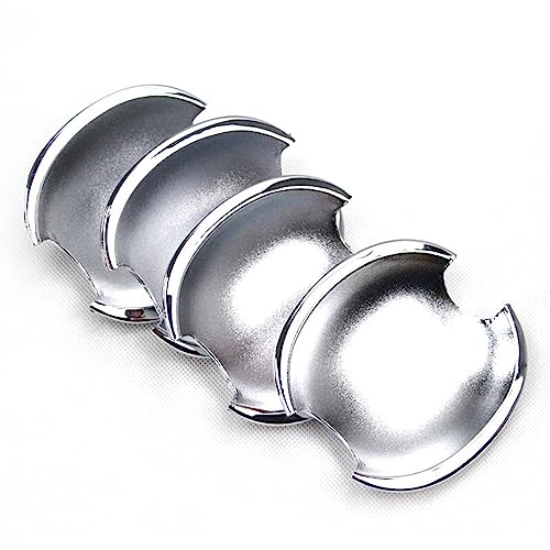 Cache-poignée de porte chromé ABS Skoda Fabia Octavia 2008-2013 contre les rayures