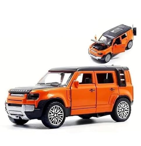 Image of DREAMY DEN 1:36 Defender Die-Cast Metal Toy Car | Pull Back Action with Openable Doors, Bonnet & Boot | Realistic Lights & Detailing | Premium Miniature Car Model Toy for All Ages