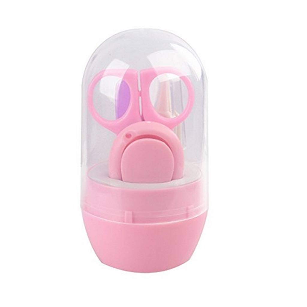 Nagelset Sicherheitspflege Nagelschneider Nagelschere Nagelknipser Trimmer Pflegeanzug (Color : Pink) little surprise