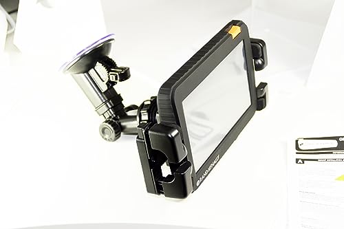 Bracketron Pro-Mount XL Windshield Mount for cars or trucks works with large GPS devices and tablets Garmin Nuvi TomTom Via Go Magellan DashCam Navigator Smartphones BT1-514-1 , Black - Thumbnail 2