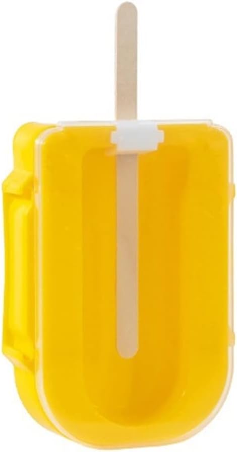 Ice Pop Molds Clay dessert ice lolly stick reusable plastic cream mold self-made tool accessories(Pink)